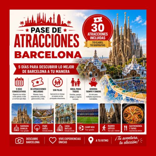 Pase de Atracciones Barcelona