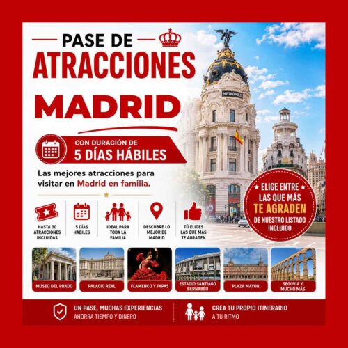 Pase de Atracciones Madrid